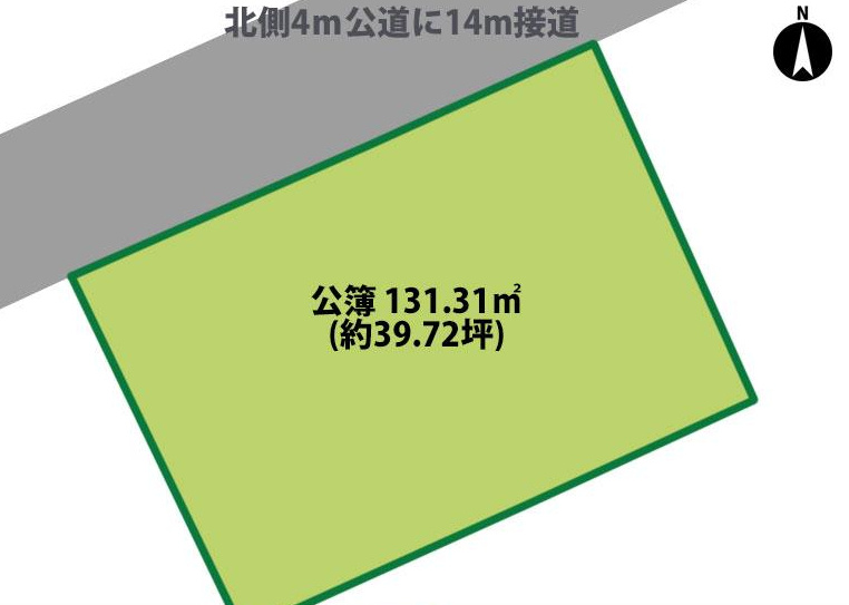 高知市桟橋通3丁目　売土地の土地図