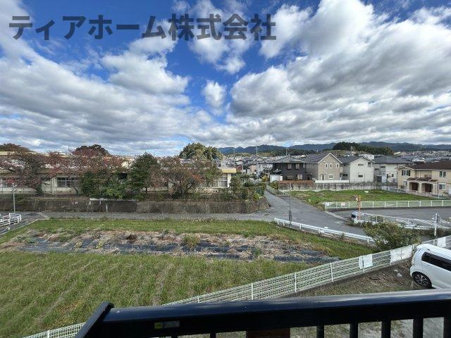 橿原市大軽町のアパートの展望