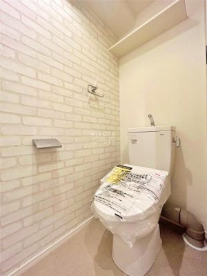 【トイレ】 | the STAGE 中原 | 落ち着いた色調のトイレです