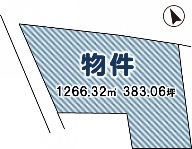 筑西市稲野辺の土地図