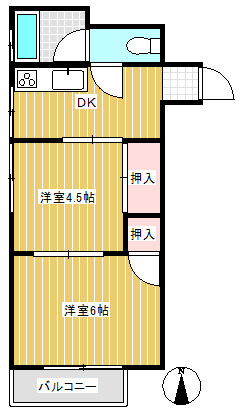 サンドリームの間取り