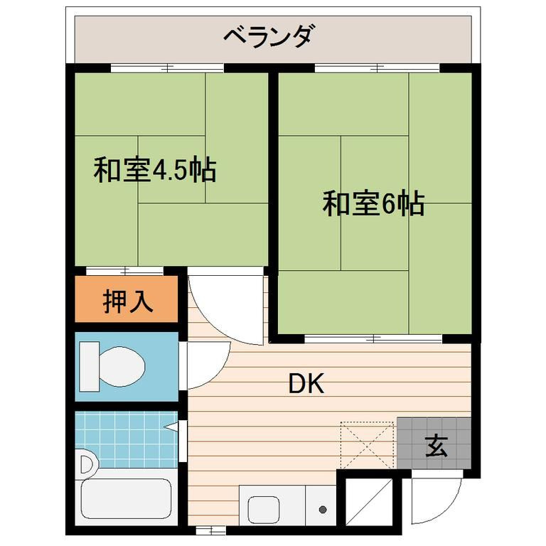 エスポワール中野の間取り