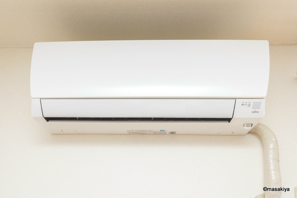 カーサ稲葉の設備|エアコン
室内の写真は同じ建物内の別のお部屋の物です。