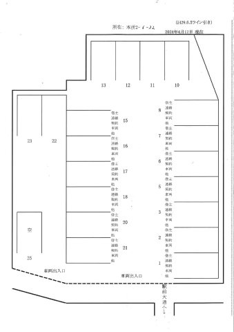 駅前大野パーキングの間取り