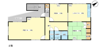 白鳥台三丁目北川貸家