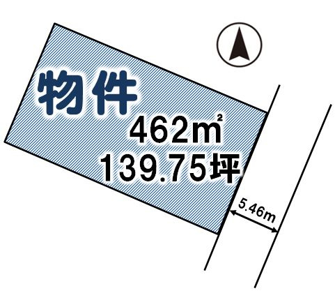 筑西市茂田の土地図