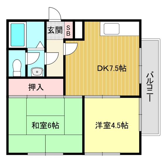 【間取り】 | シャレード甲東園
