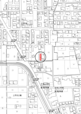 土地　西改田字米野の地図