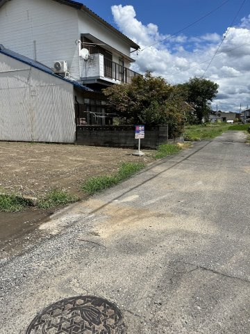 土地　西改田字米野の前面道路含む現地写真