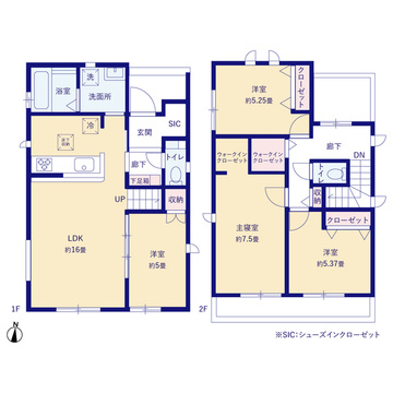 高知市介良乙７期２棟 2号棟の間取り|2号棟