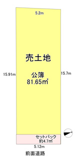 【土地図】 | 大津市本堅田2丁目194　売土地