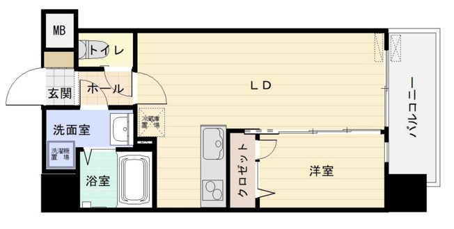 【間取り】 | リバティR　TENJINⅠ