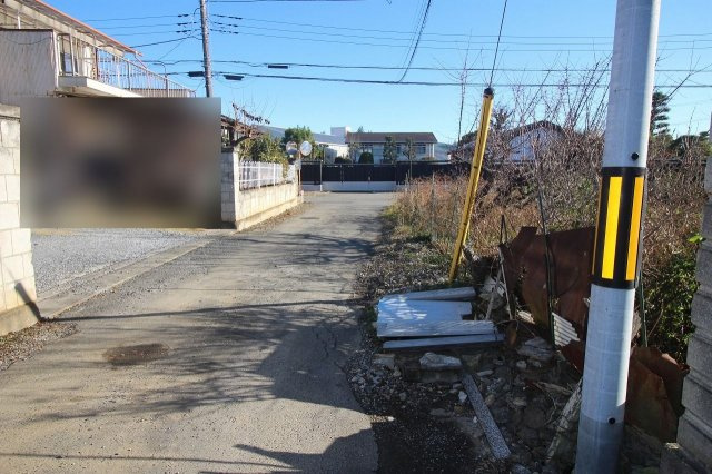 栃木市薗部町2丁目の外観|北西公道を西から