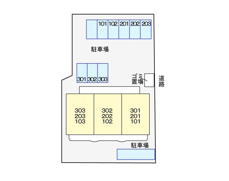 セントレ－ジュ共栄　　刈谷市近郊の賃貸はクラスホーム刈谷店の駐車場