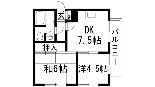 【間取り】 | シャレード甲東園