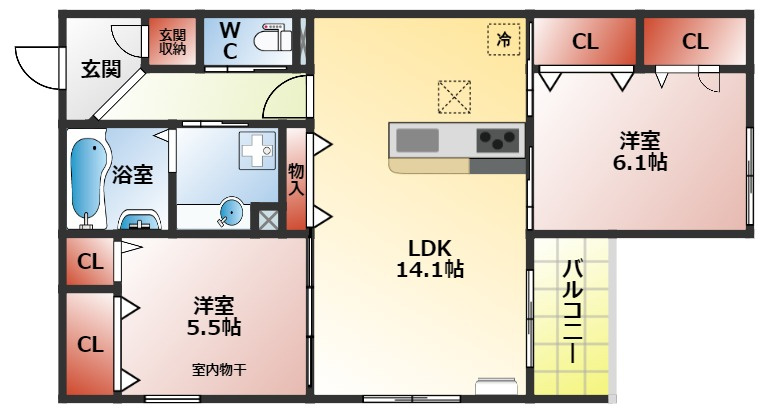 Ｅｍｏｕｖｏｉｒの間取り