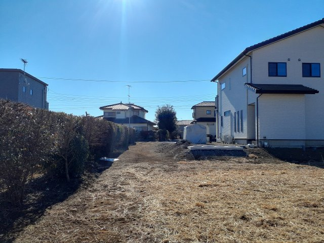 筑西市下平塚の外観|敷地内南側（2025年2月撮影）