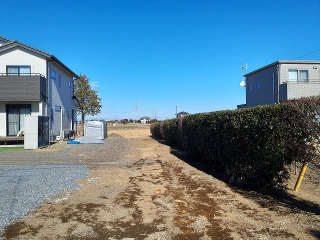 筑西市下平塚の外観|敷延部分（2025年2月撮影）