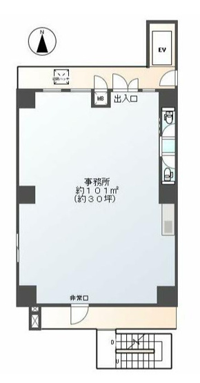 【間取り】 | ジュモール名駅　WEST【　オフィスおすすめ　】