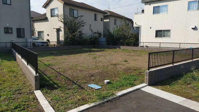 小山市神鳥谷　全9区画の外観|8号地を北東側から撮影（2023年10月撮影）
