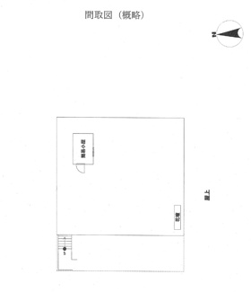 【間取り】 | 港区小碓三丁目　一棟貸店舗事務所  | 屋上間取り図