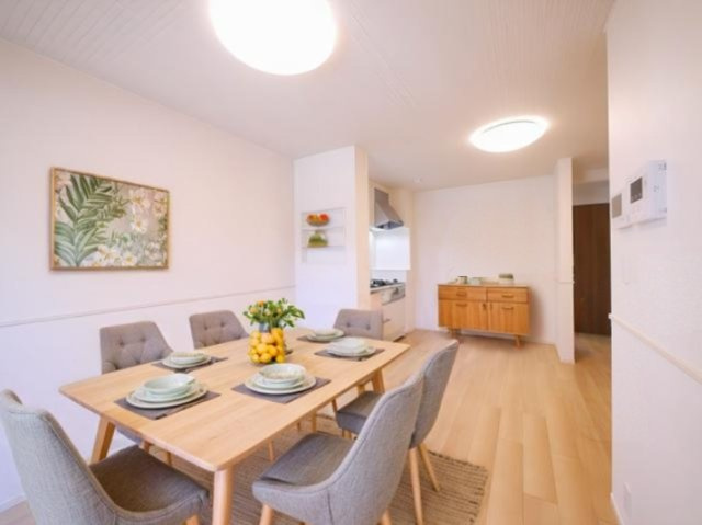 アビタシオン　キャトルの居間・リビング|CGで家具等を配置したもので家具等は含まれません。