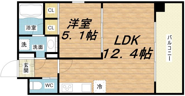 【間取り】 | プレジオ阿波座