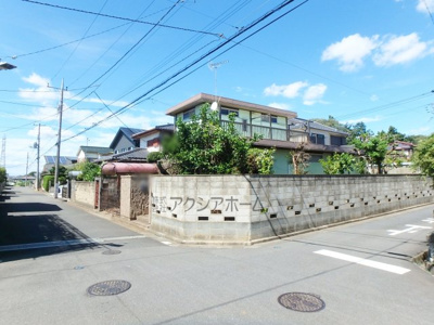 【前面道路含む現地写真】 | 狭山市水野・全1区画　建築条件なし土地　～南西角地～