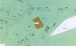あきる野市秋川　売地の地図