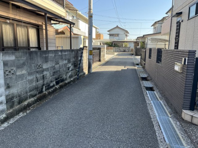 【前面道路含む現地写真】 | 売地　高知市東城山町　＠34.07