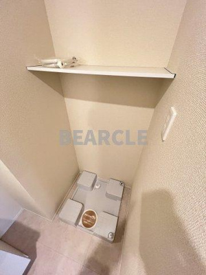 【洗面所】 | リバーハイツ唐崎 | コンパクトで使いやすい洗面所