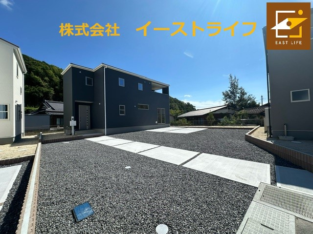 【新築戸建】【キャンペーン実施中！】値下げ！内郷御台境町第3※子育て支援対象※の外観|2024年8月撮影。お気軽にお問い合わせ下さい(^_^)/