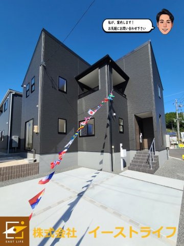 【新築戸建】【長期優良住宅】小名浜野田第2※子育て支援最大100万円※の外観|11号棟外観写真　完成しました！（10月撮影）いつでもご案内いたします！（担当：梶田　Tel：080-9052-9009）