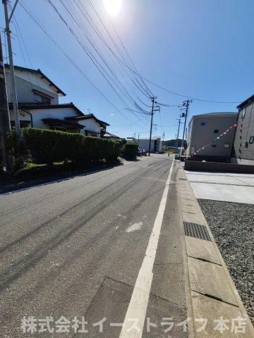 【新築戸建】【長期優良住宅】小名浜野田第2※子育て支援最大100万円※の前面道路含む現地写真|11号棟東側前面道路