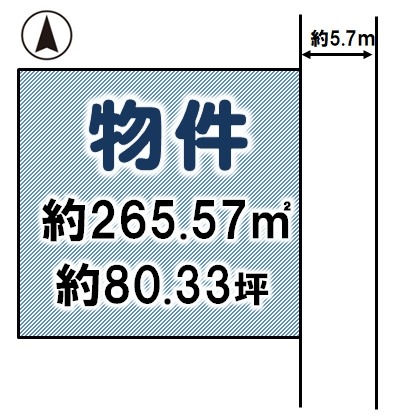 小山市松沼の土地図|区画図