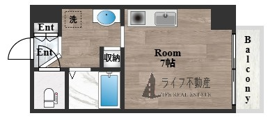 パークモダン高井田の間取り