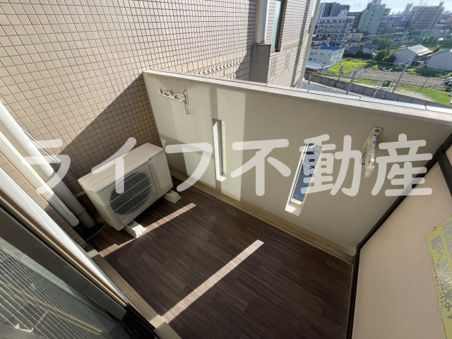 パークモダン高井田のバルコニー|広々としたバルコニーです