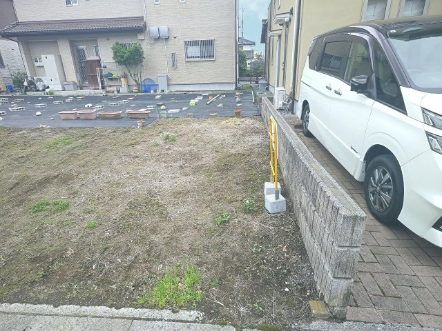 小山市西城南1丁目の外観|西側との境界部分（2024年4月撮影）