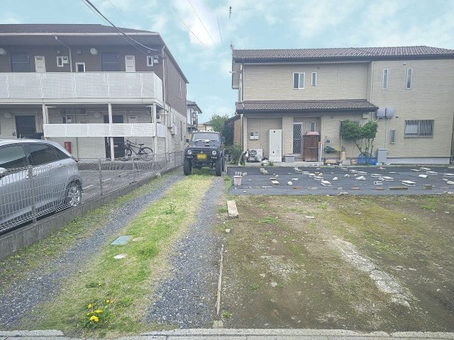 小山市西城南1丁目の外観|東側との境界部分（2024年4月撮影）