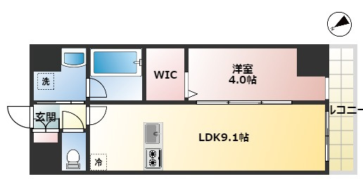 アクエルド明石西の間取り