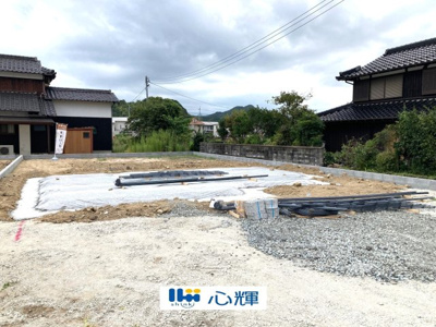 【外観】 | リーブルガーデン山口市大内矢田南８丁目（１号棟） | 現地(2024年9月21日撮影)
まもなく基礎工事に入ります。