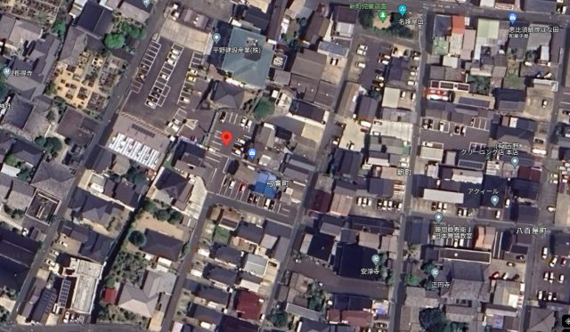 古川駐車場の外観