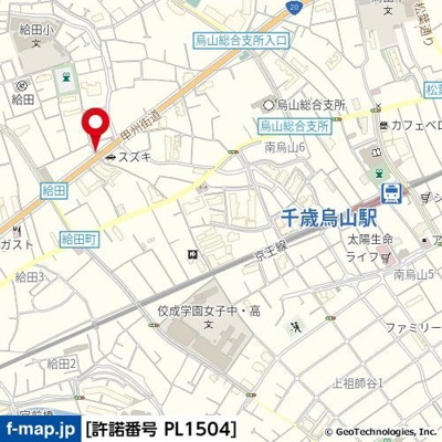 【地図】 | ルーブル千歳烏山
