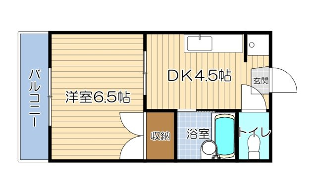 【間取り】 | パレス若園