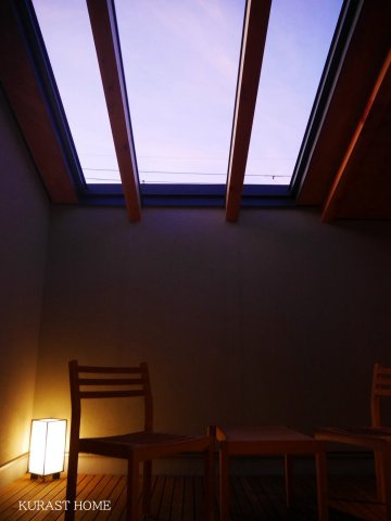 長岡京市神足垣外ケ内　モデルハウス仕様　未入居物件のバルコニー