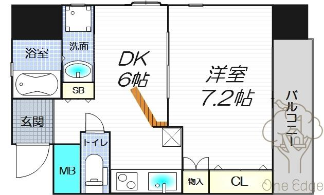 ラフィーネ天神の間取り