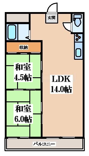 【間取り】 | メゾン大和枚岡
