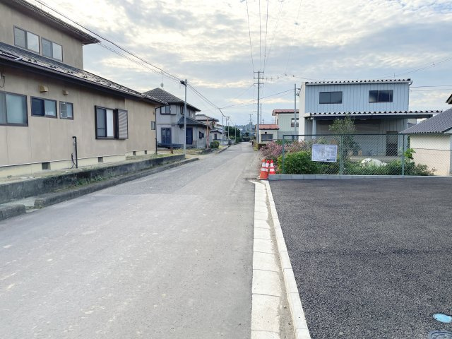 白河市久田野　CradleGarden　全3棟の前面道路含む現地写真