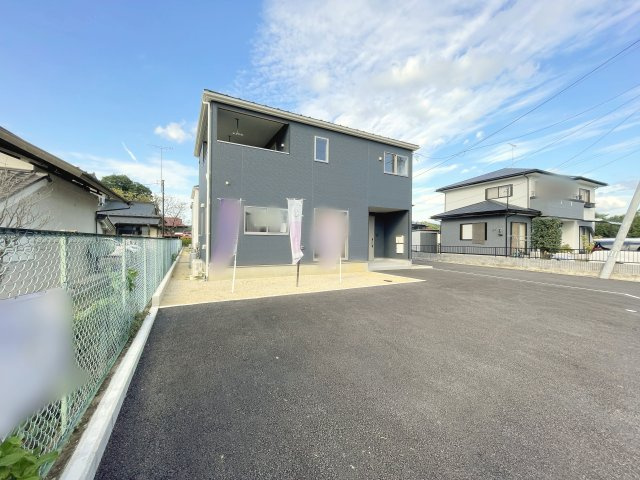 白河市久田野　CradleGarden　全3棟の駐車場