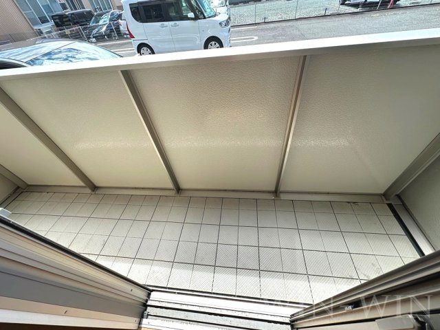 ソシエ A棟のバルコニー
